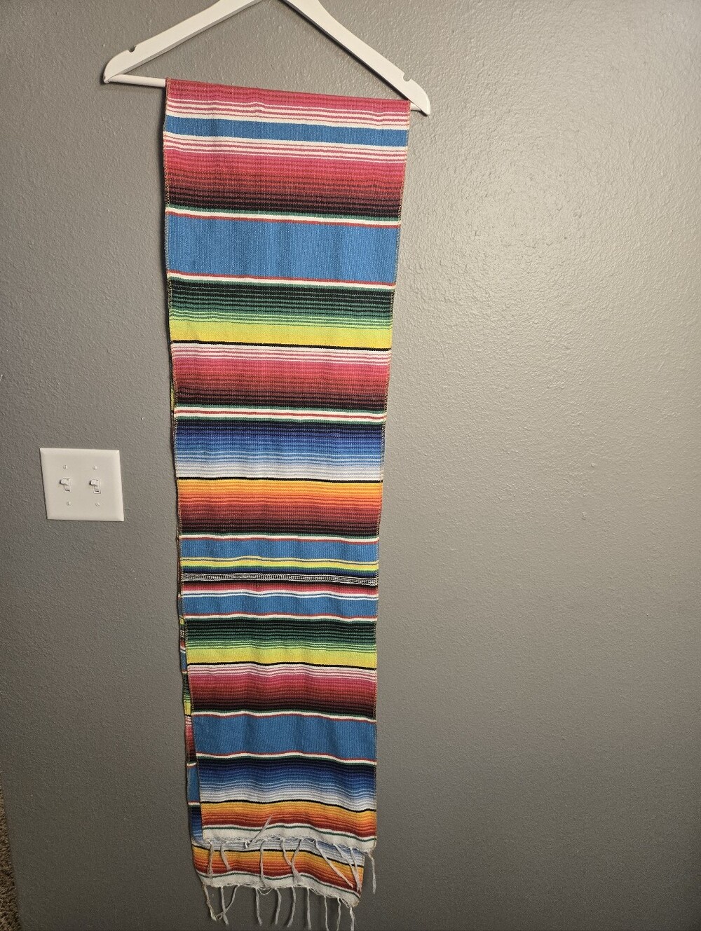Mexican Sarape Table Runner 100 Inches Long